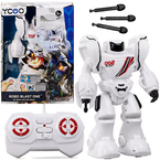 ROBO BLAST ONE ROBOT ZDALNIE STEROWANY STRZELA PILOT BIAŁY SILVERLIT