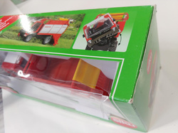 TRANSPORTER LINDNER UNITRAC Z PRZYCZEPĄ MODEL KOLEKCJONERSKI  SIKU 3061