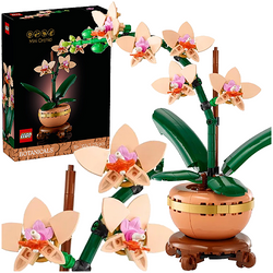 LEGO MAŁA ORCHIDEA STORCZYK W DONICZCE + OZDOBA W KSZTAŁCIE SERCA 