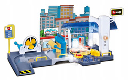 BBURAGO MYJNIA SAMOCHODOWA STREET FIRE SAMOCHÓD AUTO 1:43 ŚWIATŁO DŹWIĘK