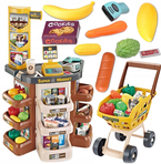 SUPERMARKET HOME KASA SKLEPOWA WÓZEK WAGA CZYTNIK