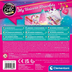 ZESTAW KREATYWNY BRANSOLETKI Z JEDNOROŻCEM BIŻUTERIA KORALIKI CLEMENTONI