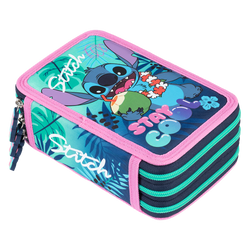 PIÓRNIK SZKOLNY Z WYPOSAŻENIEM POTRÓJNY ST.RIGHT PC-05 STITCH STAY COOL