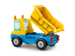 LEGO CITY CIĘŻARÓWKI I DŹWIG WYBURZENIOWY Z KULĄ BUDOWA WYWROTKA 60391