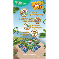 GRA PLANSZOWA FAMILIJNA ZRĘCZNOŚCIOWA BOOM BOOM RODZINA TREFLIKÓW TREFL