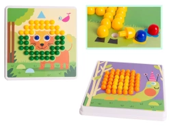 UKŁADANKA MOZAIKA SPRYTNE OCZKO PINEZKI GRZYBKI ZWIERZĄTKA 240 EL. ASKATO