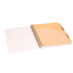 KOŁOZESZYT A4 ZESZYT NA SPIRALI W KRATKĘ 100K 80g STRIGO PADS AFRYKA BEŻOWY