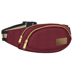 NERKA SASZETKA NA PASEK BIODRÓWKA CANVAS BORDOWA BACKUP A58