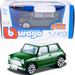 MINI COOPER S ZIELONY SAMOCHÓD METALOWY AUTO MODEL BBURAGO 1:43