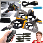 SAMOLOT ZDALNIE STEROWANY MYŚLIWIEC ODRZUTOWIEC PILOT R/C PIANKOWY ŚWIATŁA