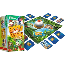 GRA PLANSZOWA FAMILIJNA ZRĘCZNOŚCIOWA BOOM BOOM RODZINA TREFLIKÓW TREFL