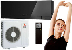 KLIMATYZACJA MITSUBISHI PREMIUM CZARNA 5,0kW 50m2