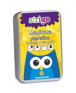 MAGICZNA PLASTELINA ŚWIECĄCA W CIEMNOŚCI POMARAŃCZ