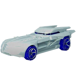HOT WHEELS SAMOCHODZIK WYŚCIGOWY AUTO BATMAN MATTEL BATMOBILE SZARY