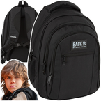 PLECAK SZKOLNY MŁODZIEŻOWY DERFORM BACKUP O56 KLASYCZNY CZARNY BASIC