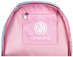 PLECAK SZKOLNY TRZYKOMOROWY ASTRABAG OMBRE TĘCZOWY GRADIENT