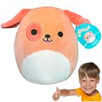 SQUISHMALLOWS MASKOTKA MIĘKKA PLUSZOWA PRZYTULANKA 20 cm - PIESEK DRELLA