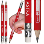 OŁÓWEK JUMBO GRUBY HB TRÓJKĄTNY ASTRA DO NAUKI PISANIA Z GUMKĄ - 2 szt.