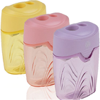 TEMPERÓWKA PODWÓJNA Z POJEMNKIEM 2 OTWORY PASTELOWA WAVE ASTRA - 3 szt.