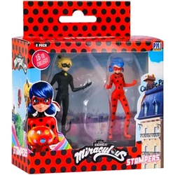 STEMPELKI FIGURKI MIRACULOUS CZARNY KOT BIEDRONKA