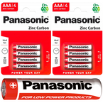 BATERIA PANASONIC CYNKOWO-WĘGLOWA AAA R03 1.5V PALUSZEK - 8 szt. (2 op.)
