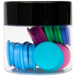 MAGNESY NA TABLICE LODÓWKĘ OKRĄGŁE 20mm 20szt. MIX PASTELOWYCH KOLORÓW TRES