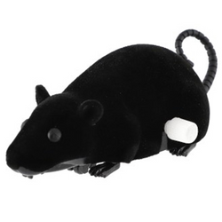 MYSZ NAKRĘCANA DLA KOTA GRYZOŃ REALISTYCZNA MYSZKA UCIEKAJĄCA RUSZA OGONEM