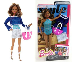 LALKA BARBIE WAKACYJNA MODELKA AKCESORIA - MATTEL