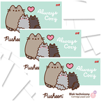 BLOK TECHNICZNY A4 BIAŁY 10K KOT PUSHEEN SZKOLNY ST. MAJEWSKI - 3 sztuki