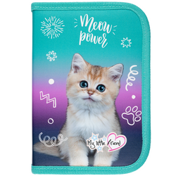 PIÓRNIK SZKOLNY DWUKLAPKOWY MAJEWSKI MY LITTLE FRIEND KITTY PARTY