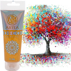 FARBA AKRYLOWA DECO ARTEA TUBKA ASTRA METALICZNY ZŁOTY 75 ml