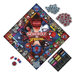 MONOPOLY GRA EKONOMICZNA PLANSZOWA SPIDER-MAN MARVEL HASBRO WERSJA POLSKA