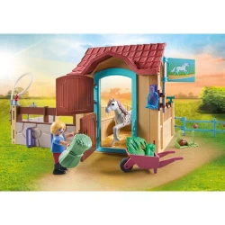 PLAYMOBIL STAJNIA FIGURKI KONIKI KUCYKI AKCESORIA HORSES OF WATERFALL 100EL
