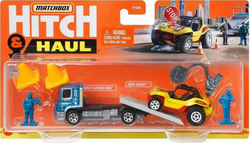 MATCHBOX CIĘŻARÓWKA LAWETA  Z AUTKIEM POMOC DROGOWA AUTO HITCH HAUL