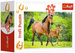 PUZZLE 54 MINI ŚWIAT KONI KONIKI KONIE KIESZONKOWE UKŁADANKA TREFL 19725