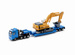  CIĘŻARÓWKA Z KOPARKĄ SIKU METALOWA LIEBHERR LAWETA 1:87 SIKU 1847