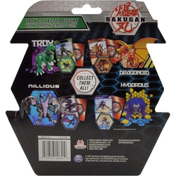 BAKUGAN NILLIOUS FIGURKA KOLEKCJONERSKA 3w1 ZIELONY DWUGŁOWY SMOK KARTY