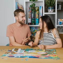 PUZZLE 1000 ELEMENTÓW PREMIUM PLUS RICK I MORTY UKŁADANKA 10838 TREFL