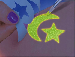 SALON TATUAŻU ZESTAW DO ROBIENIA TATUAŻY ŚWIECĄCE APLIKACJA CLEMENTONI