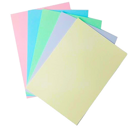 PAPIER KSERO PASTELOWE KOLORY MIX A4 50 KARTEK 5 KOLORÓW  160g ESCUELA
