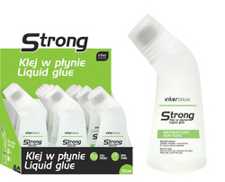 KLEJ W PŁYNIE NIETOKSYCZNY MOCNY PRZEZROCZYSTY 70 ml INTERDRUK STRONG