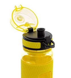 BIDON AQUA PURE ASTRA BUTELKA NA WODĘ 400ml TRITAN SZKOLNY NEONOWY ŻÓŁTY