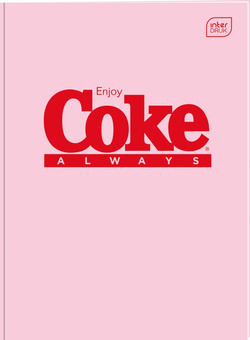 ZESZYT DO SŁÓWEK A6 32 KARTKI W KRATKĘ HYBRID COCA COLA INTERDRUK