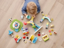 LEGO DUPLO PARK ROZRYWKI WESOŁE MIASTECZKO KARUZELA DUŻE KLOCKI 10956