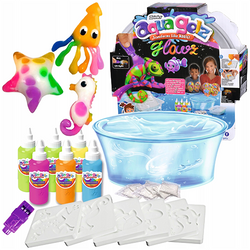 AQUA GELZ KREATYWNY ZESTAW DELUXE ŚWIECĄCY W CIEMNOŚCI FIGURKI 3D SIMBA