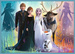 PUZZLE 4w1 KRAINA LODU FROZEN niezwykły świat ELZA ANNA OLAF TREFL 34381
