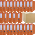 SEGREGATOR A4/75mm OFFICE PRODUCTS Z DŹWIGNIĄ PP POMARAŃCZOWY 25 SZTUK