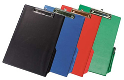 DESKA Z KLIPEM KLIPSEM A4 CLIPBOARD PODKŁADKA DO PISANIA Q-CONNECT CZERWONA