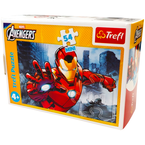 PUZZLE MINI 54 ELEMENTY AVENGERS IRON MAN UKŁADANKA TREFL 19806