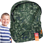 PLECAK SZKOLNY MŁODZIEŻOWY EMOJI EMOTKI CZARNO-ZIELONY DLA CHŁOPCA LEKKI